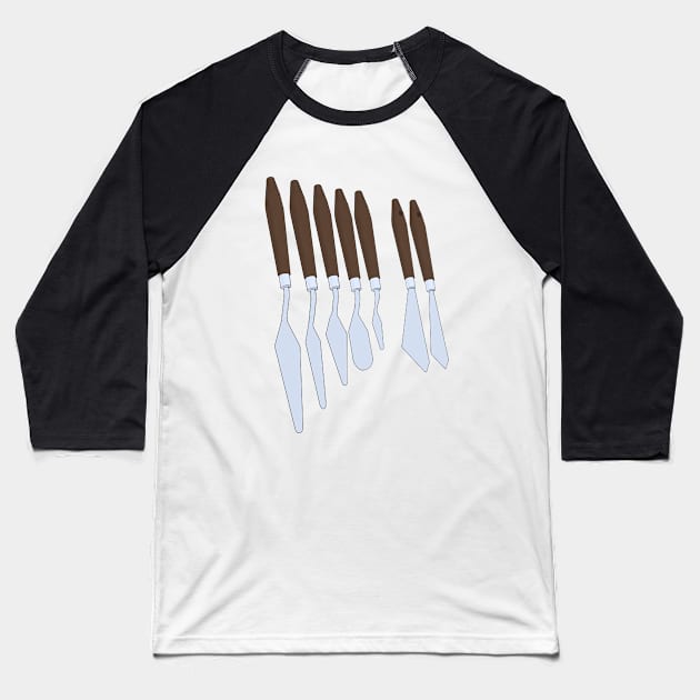 Palette knives set Baseball T-Shirt by DiegoCarvalho